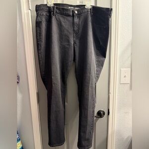 Old Navy original mid rise stretchy black jeans Women’s size 20 regular